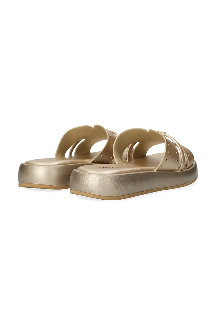 Obuv Mexx šľapky na platforme dámske LOTUS II PACHA Sandal MI001601961W zlatá