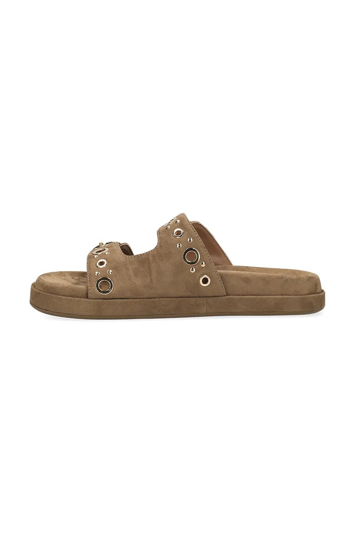 Mexx pantofle dámské TOMA SIKIEL Sandal hnědá MI001604261W.01