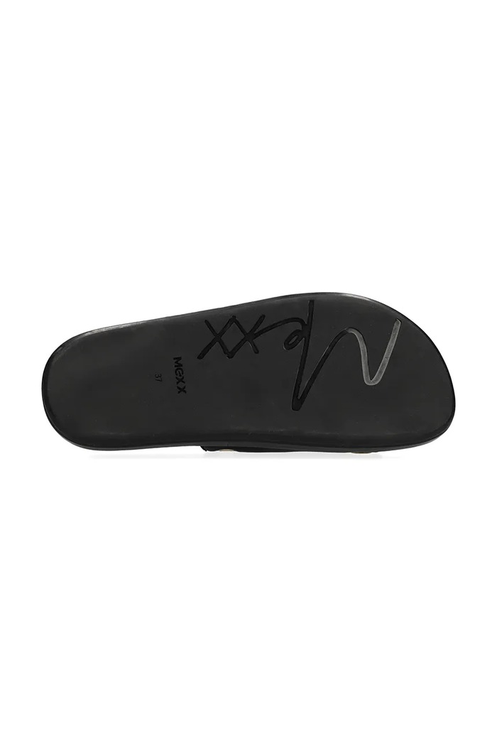 Mexx papuci cu toc plat pentru femei TOMA SIKIEL Sandal MI001604261W negru