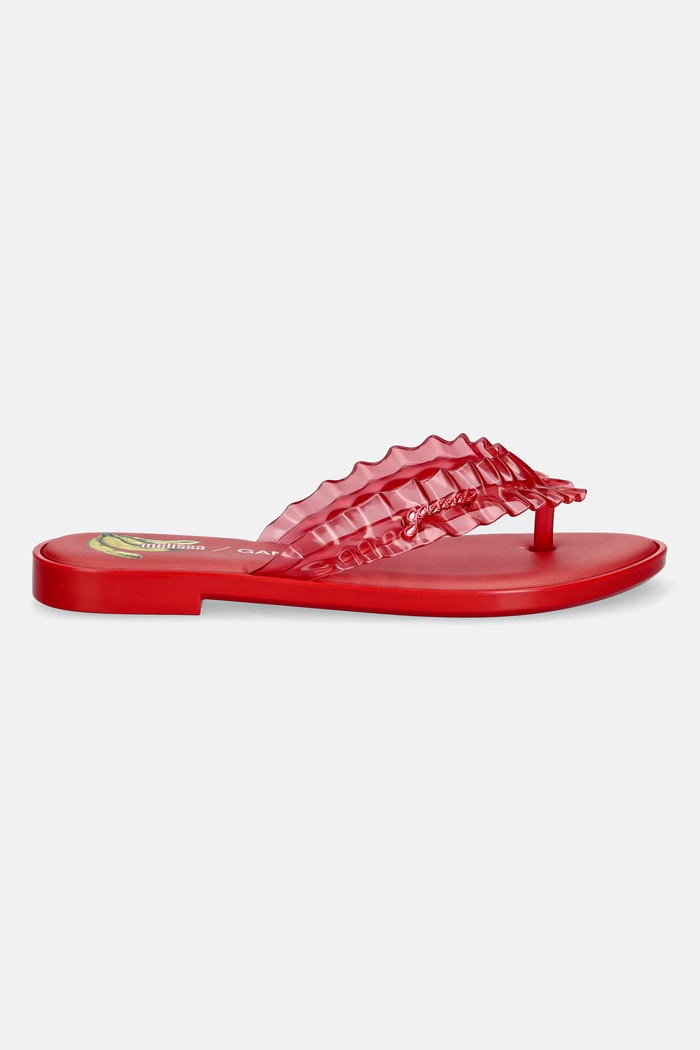 Melissa джапанки дамски FLIP FLOP SLIM + GANNI AD M38156.BX386 червен SS26