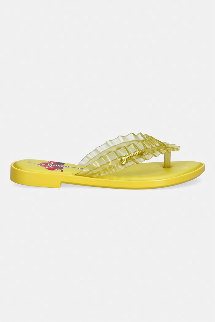 Melissa джапанки дамски FLIP FLOP SLIM + GANNI AD M38156.BX387 жълт SS26