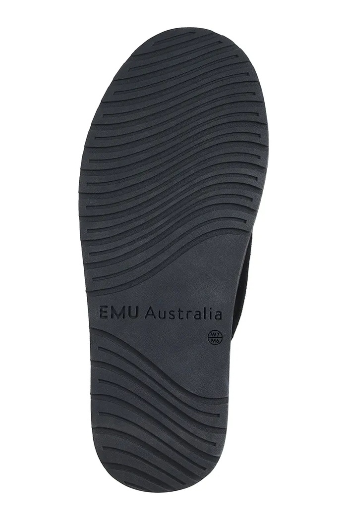 Emu Australia šľapky mules dámske semišové Maroo W13285.BLAK