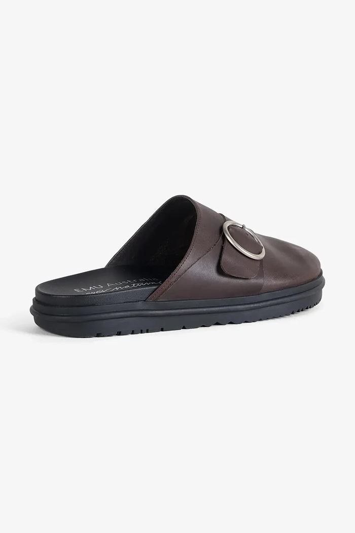 Obuv Emu Australia šľapky mules dámske kožené Amber 2.0 W13307.ESPR hnedá