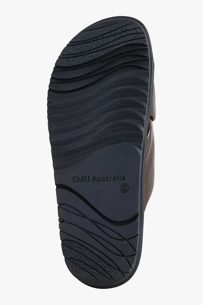 Emu Australia šľapky na plochom podpätku dámske koža Selene W13309.ESPR