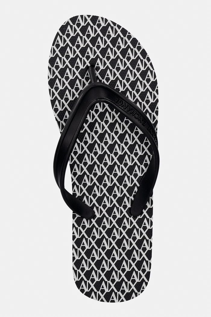 Šľapky Armani Exchange čierna XDQ010.XV700.MC482