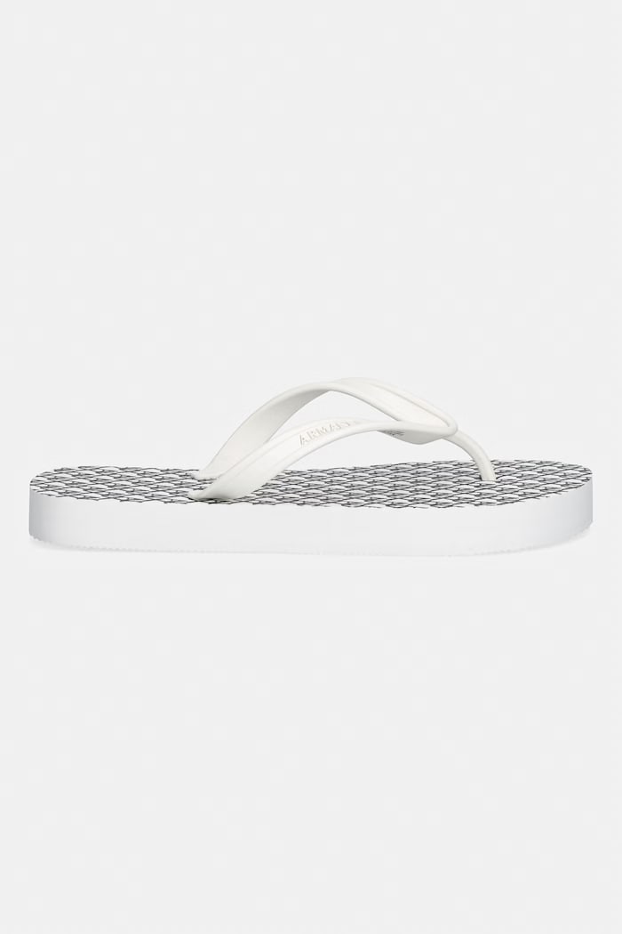 Šľapky Armani Exchange XDQ010.XV700.MZ266 biela SS26