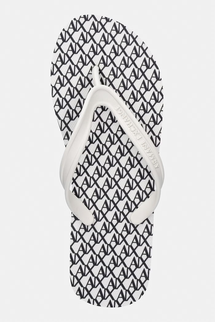 Šľapky Armani Exchange biela XDQ010.XV700.MZ266