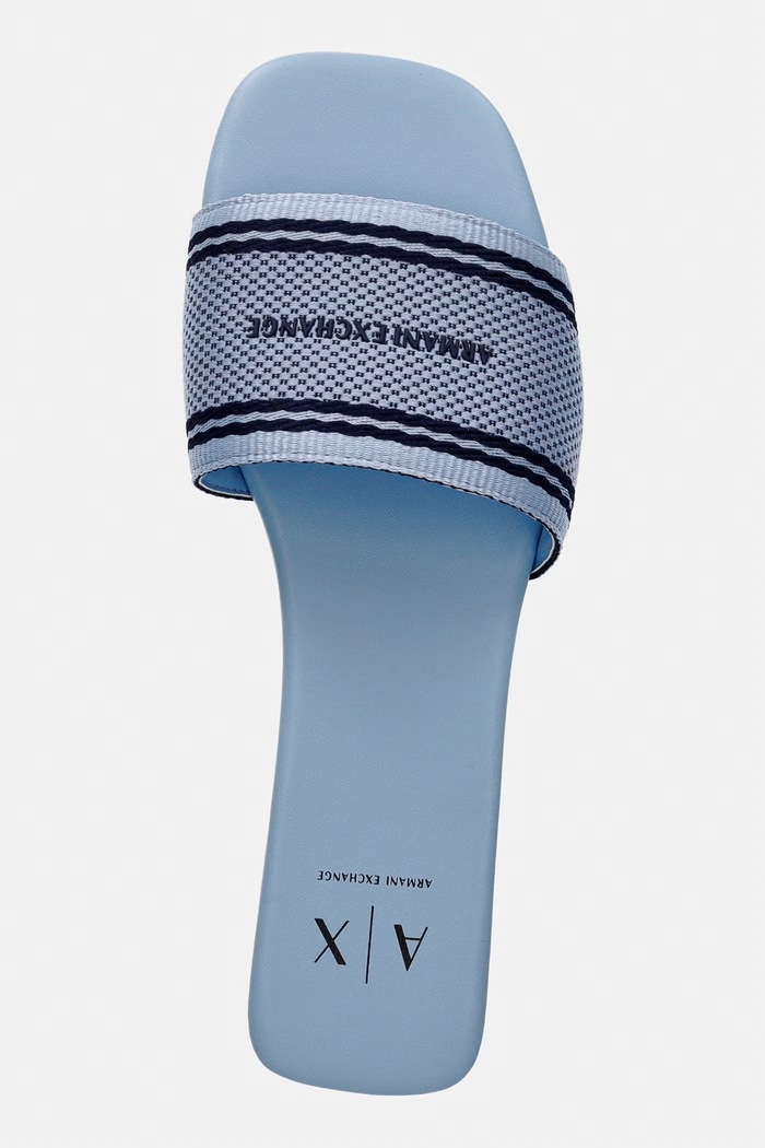 Šľapky Armani Exchange modrá XW002569.AF22793.MB601
