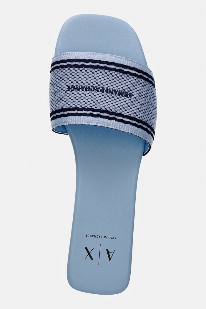 Šľapky Armani Exchange modrá XW002569.AF22793.MB601