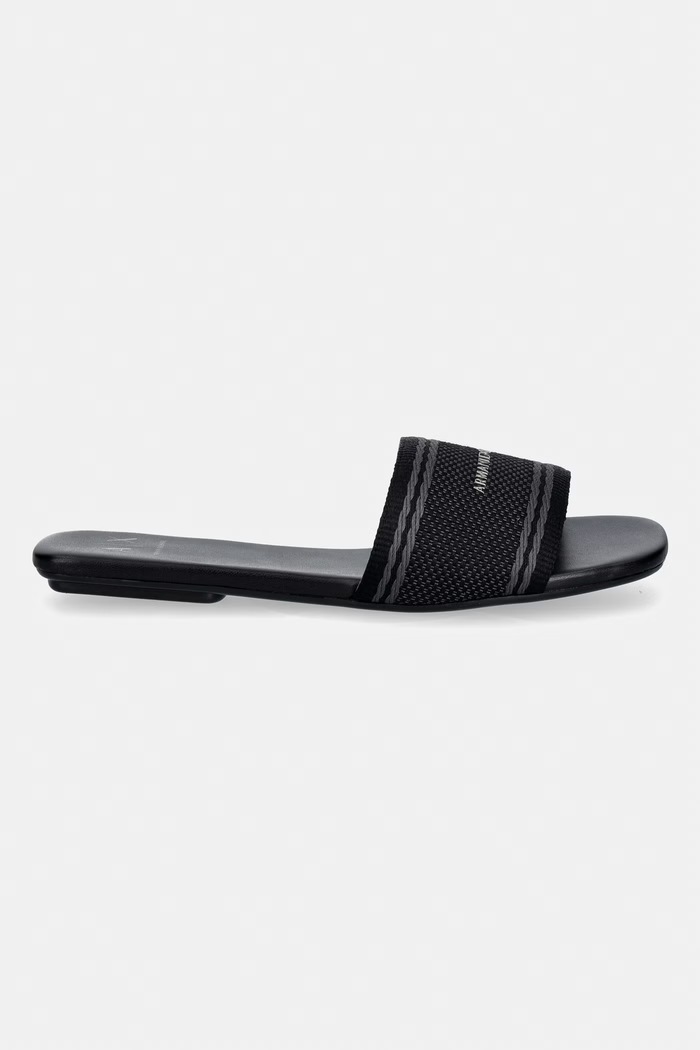 Šľapky Armani Exchange XW002569.AF22793.MZ192 čierna SS26