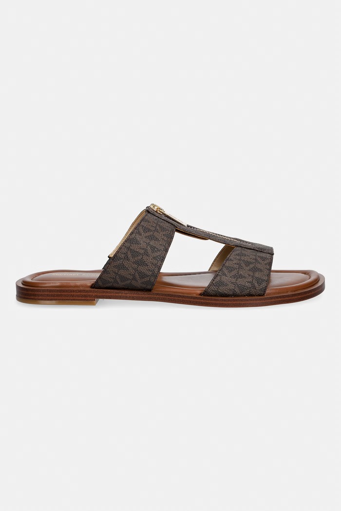 MICHAEL Michael Kors Σαγιονάρες Γυναικεία Berkley Flat Sandal 40S6BRFS1B.200 καφέ SS26