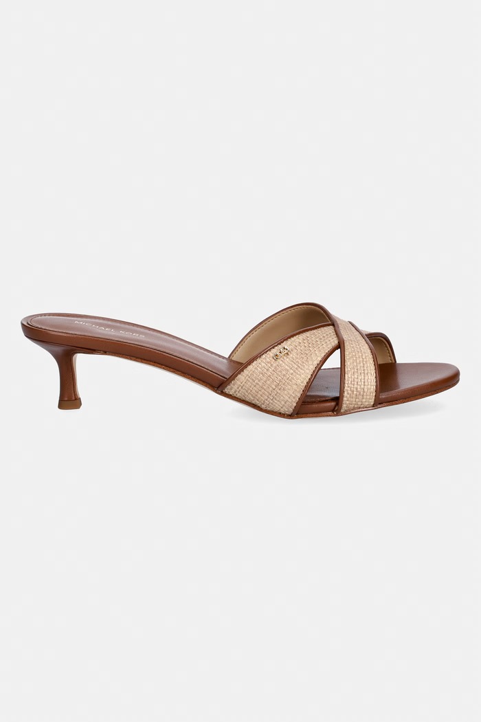 MICHAEL Michael Kors klapki Cassidy Kitten Sandal 40S6CSMS2D.230 beżowy SS26