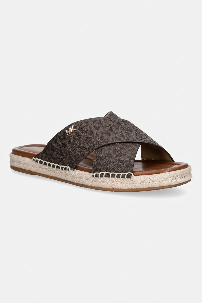 MICHAEL Michael Kors dámske šľapky Kenzie Sandal hnedá 40R6KZFS1B.200