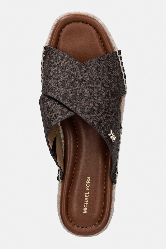 MICHAEL Michael Kors dámske šľapky Kenzie Sandal hnedá 40R6KZFS1B.200