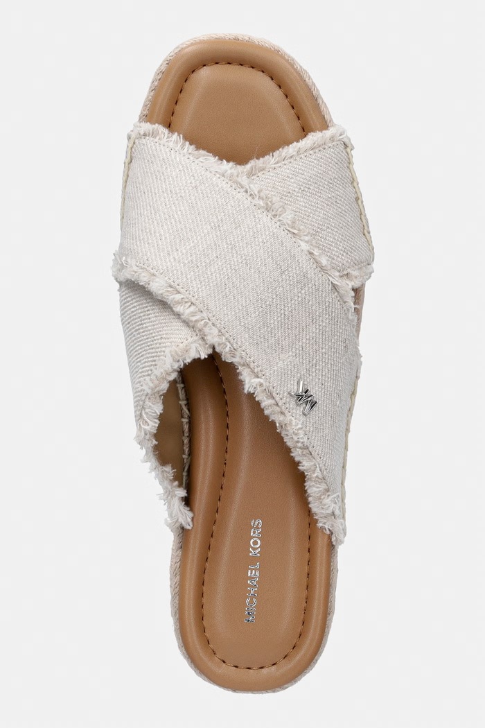 MICHAEL Michael Kors dámske šľapky Kenzie Sandal béžová 40S6KZFS2D.191