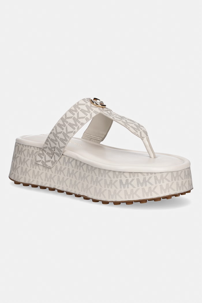 MICHAEL Michael Kors žabky dámske Koya Flip Flop béžová 40R6KOFA2B.150