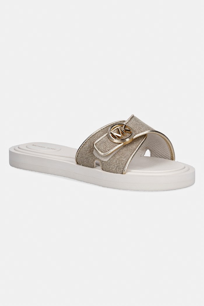 MICHAEL Michael Kors papuci Mk Pool Slide sintetic aur 40R6MKFA1D.740