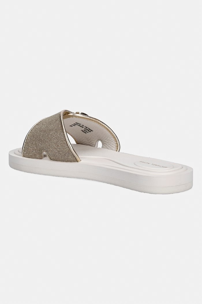 Încălțăminte MICHAEL Michael Kors papuci Mk Pool Slide 40R6MKFA1D.740 aur