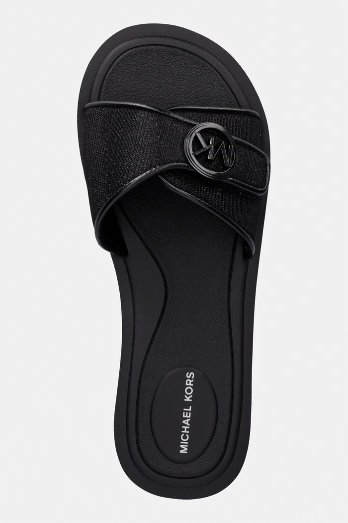 MICHAEL Michael Kors papucs Mk Pool Slide fekete 40R6MKFA2D.001
