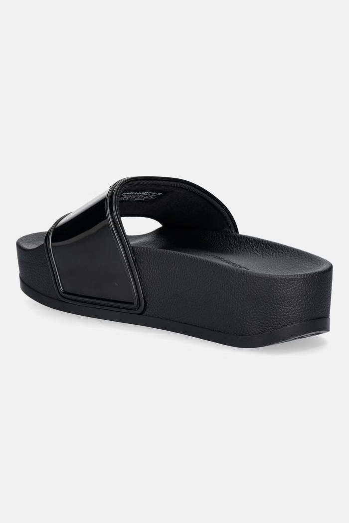 Obuv Karl Lagerfeld šľapky dámske Kondo Maxi Ii KL80805C.V00 čierna