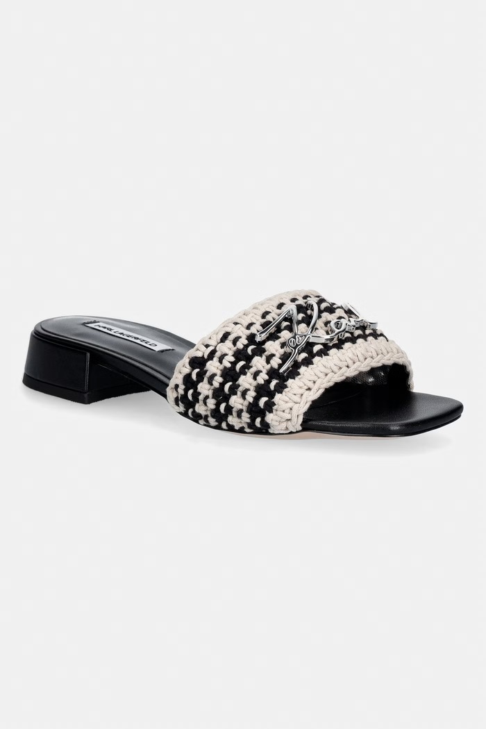 Šľapky Karl Lagerfeld Petalo Ii KL80701C.K0T čierna SS26