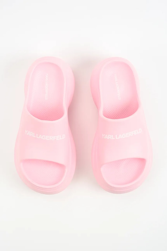 Karl Lagerfeld papuci cu platformă femei Kontour Slide roz KL88900A.VLP