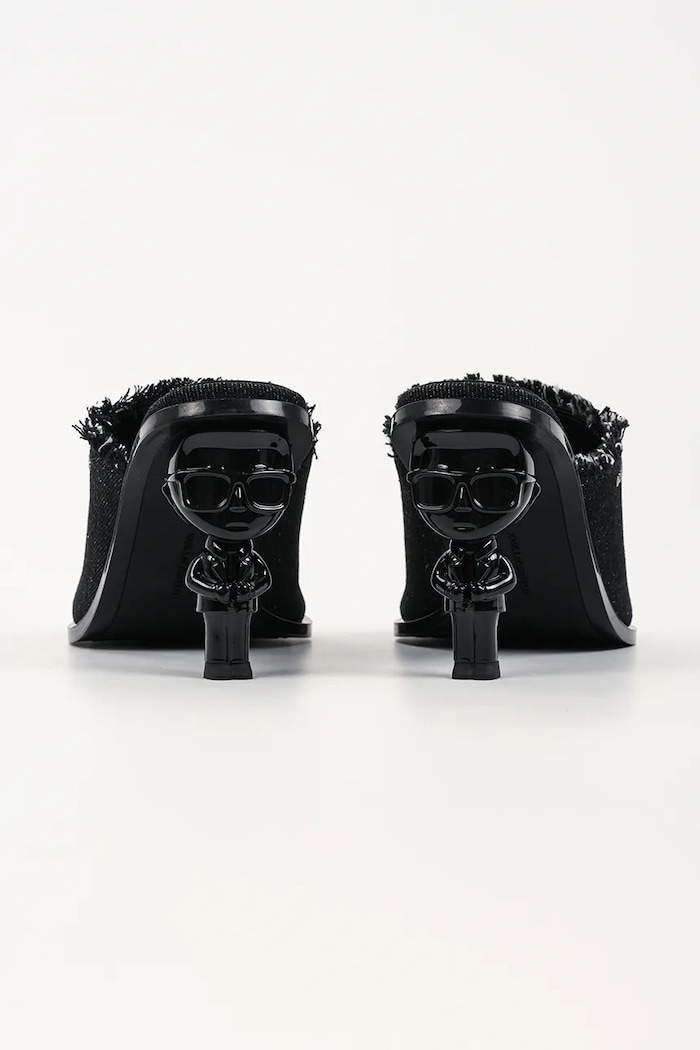 Obuv Karl Lagerfeld šľapky mules dámske Karl Nft Heel KL39106D.D00 čierna