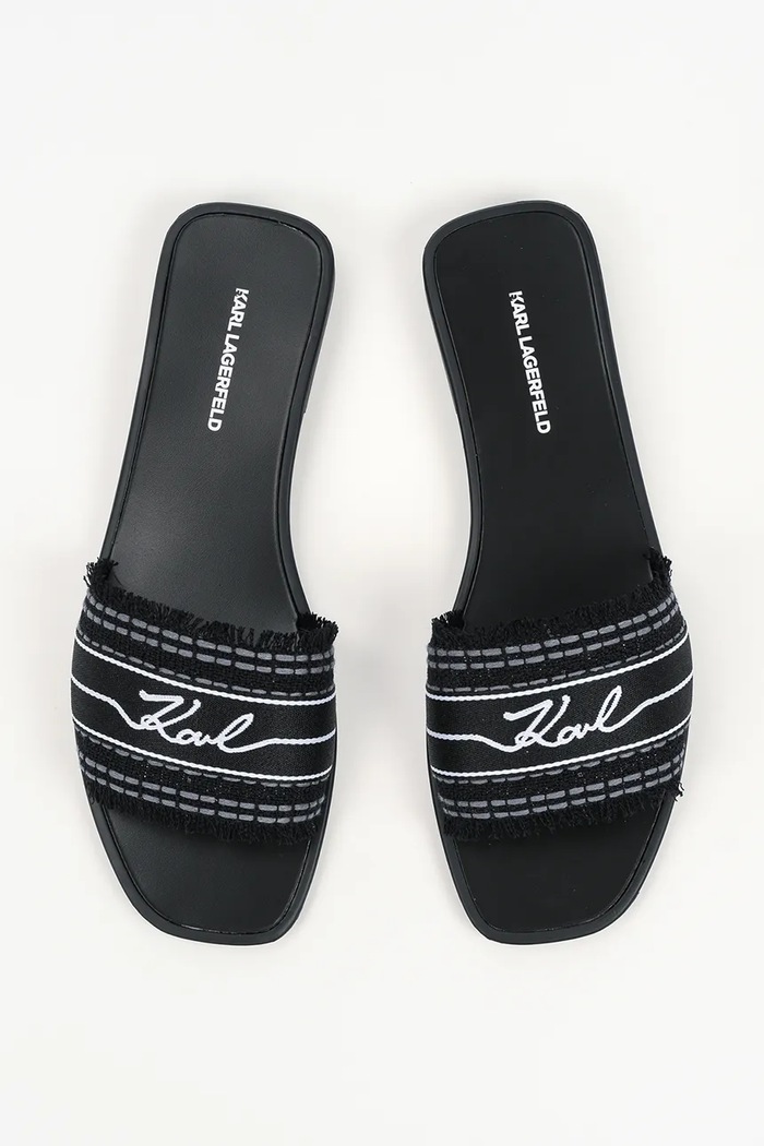 Karl Lagerfeld šľapky mules dámske Skoot Iii čierna KL80411C.B00
