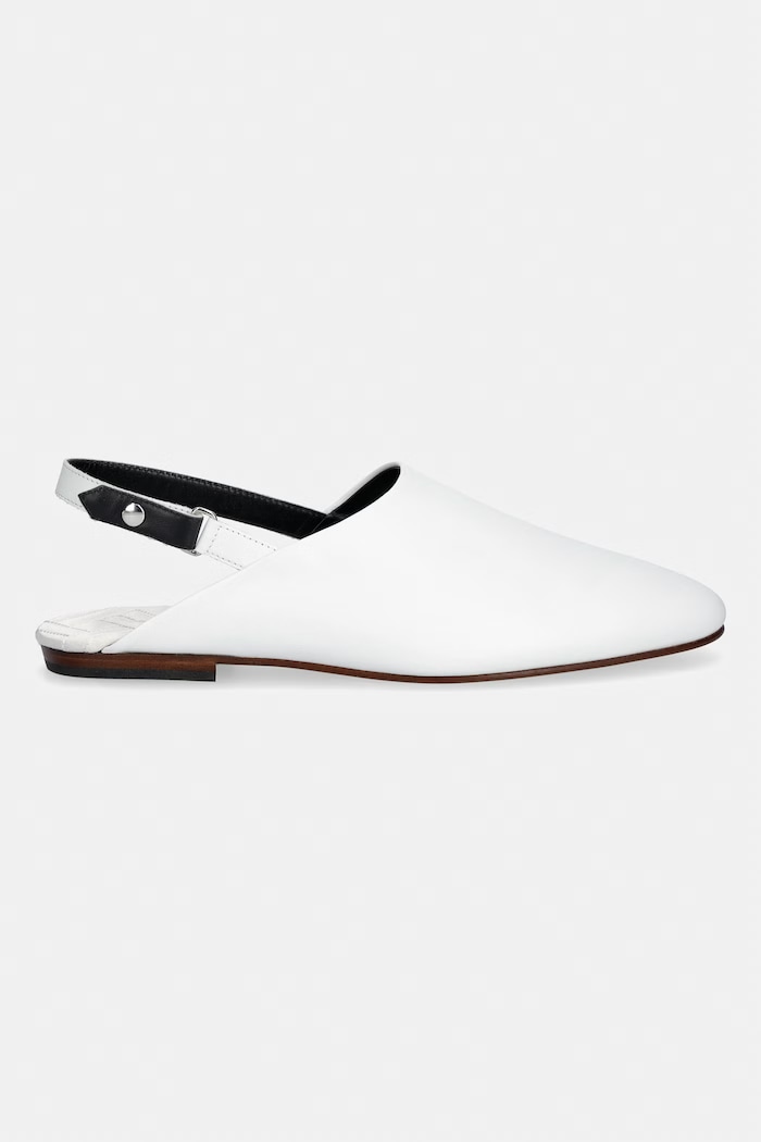 Kenzo Балерини кожени Mule FF62MU190L50.01 бял SS26