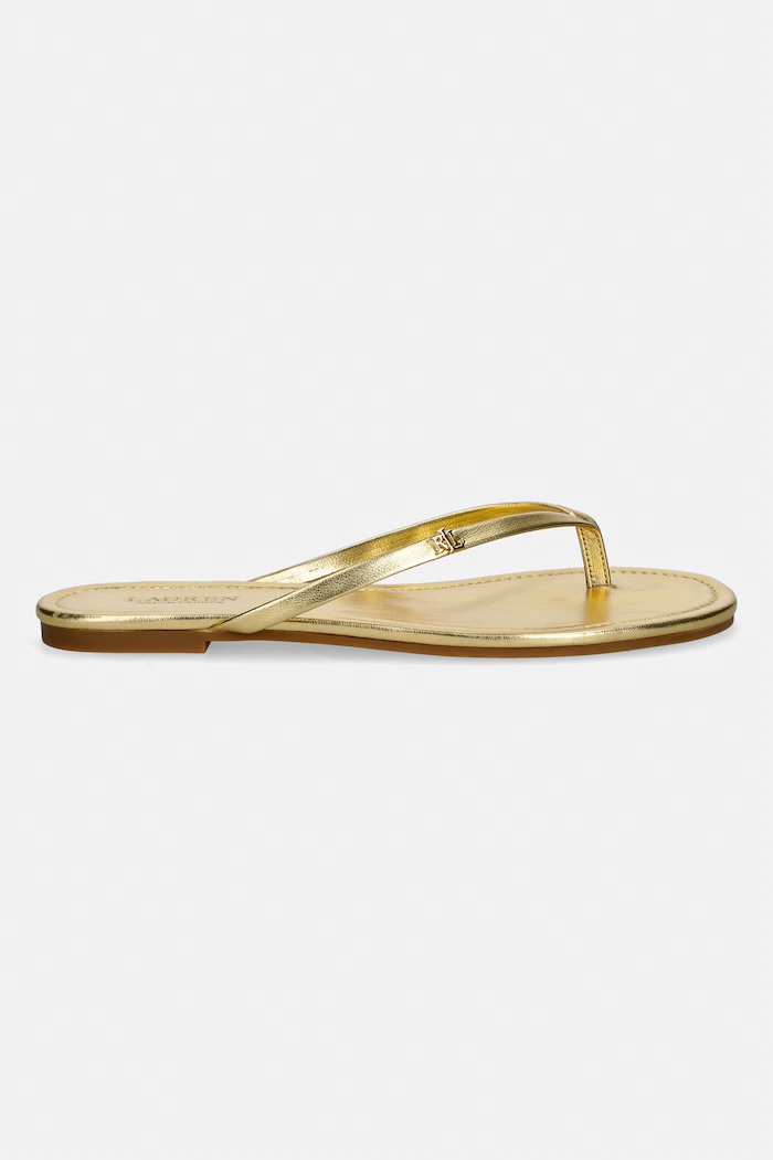 Lauren Ralph Lauren Ιαπωνικά Γυναικεία Δερμάτινα Raquel 802959563001.710 χρυσαφί SS26