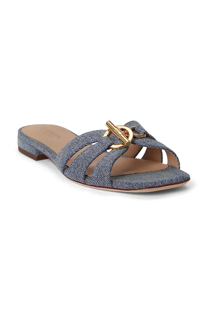 Lauren Ralph Lauren шлёпанцы для женщин Blaike Slide 802P10545001.400 голубой SS26
