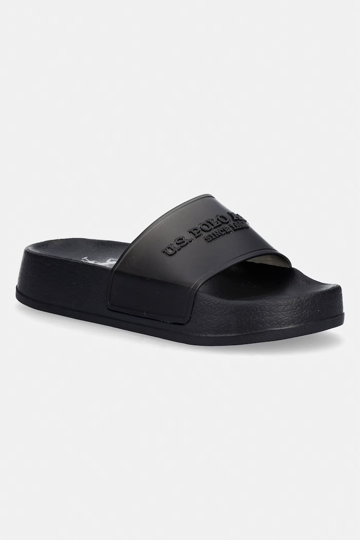 U.S. Polo Assn. natikače s platformom za žene AMAMI009C crna AMAMI009W.6G4