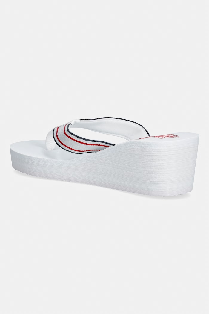 Încălțăminte U.S. Polo Assn. șlapi pentru femei CHANY006B CHANY006W.6T3 alb
