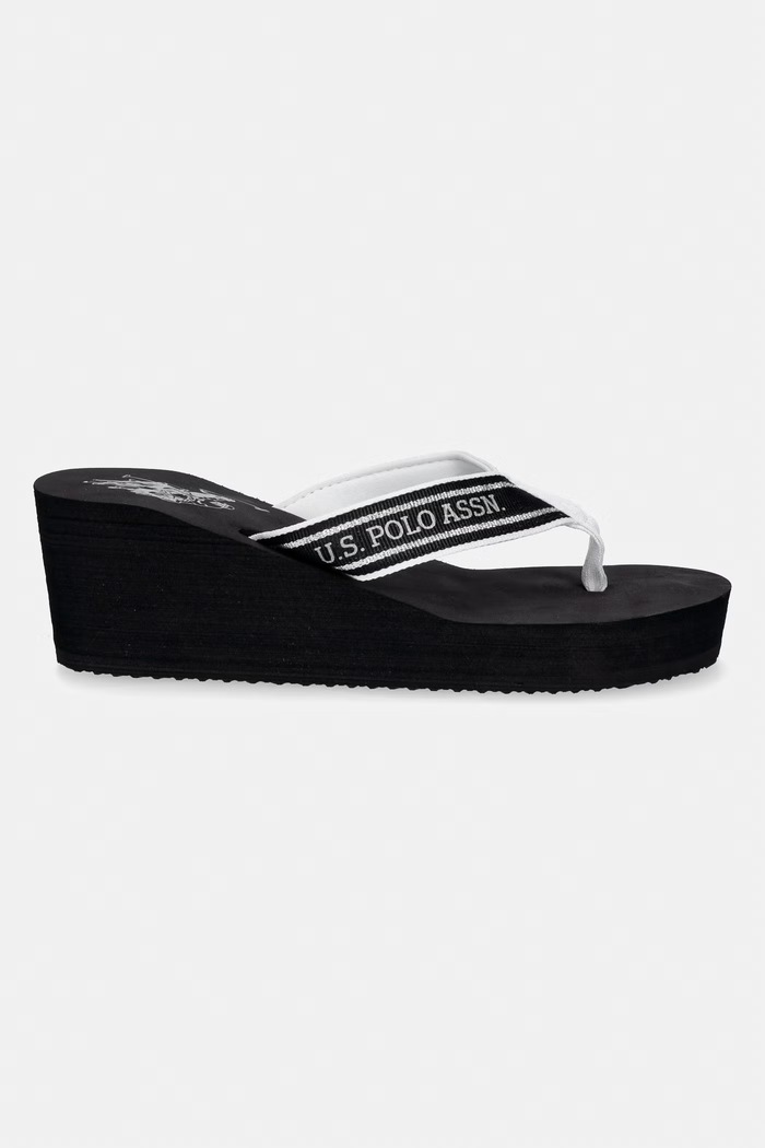 U.S. Polo Assn. șlapi pentru femei CHANY006B CHANY006W.6T3 negru SS26