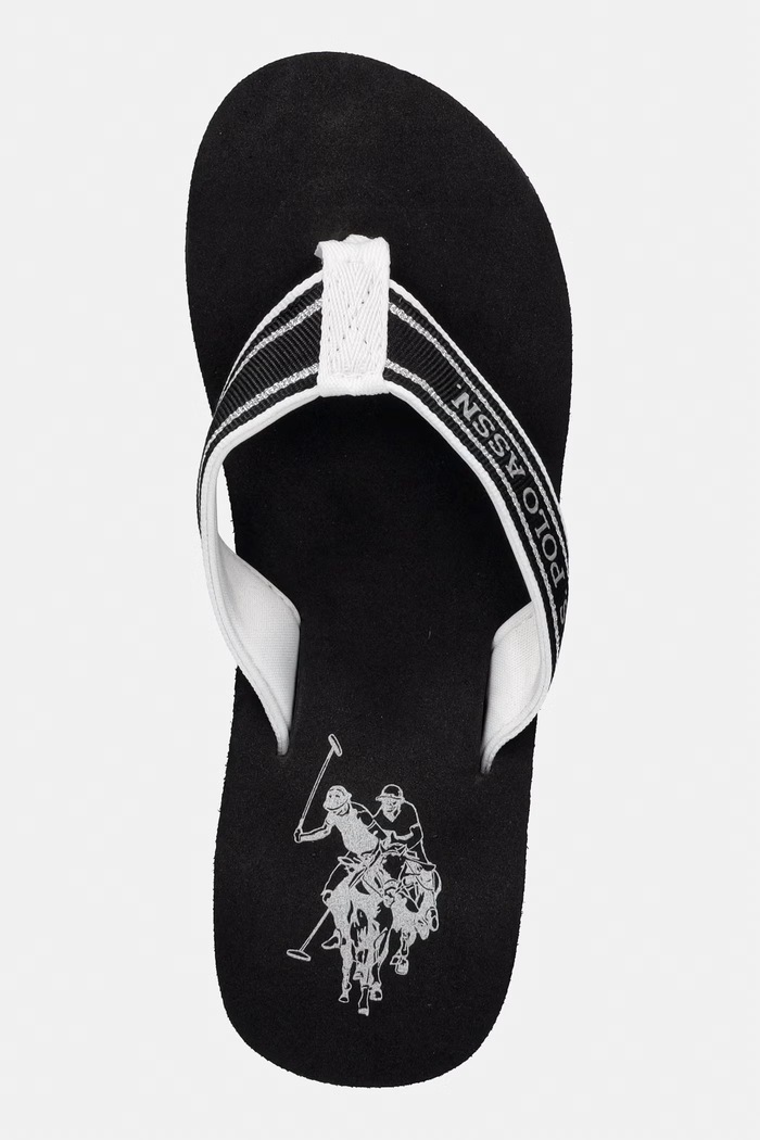 U.S. Polo Assn. șlapi pentru femei CHANY006B negru CHANY006W.6T3