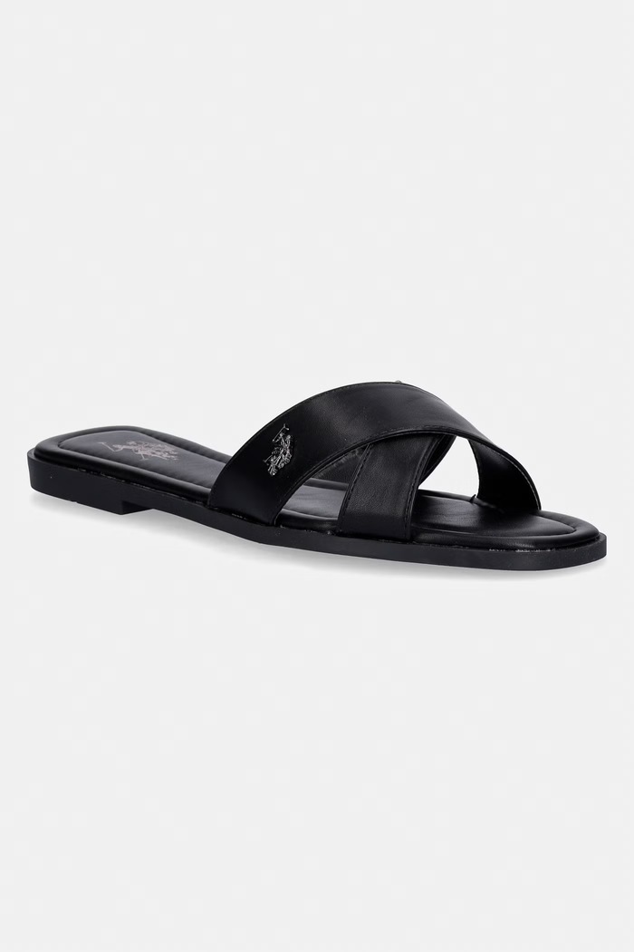 Šľapky U.S. Polo Assn. GENNY002 plochý čierna GENNY002W.6Y1