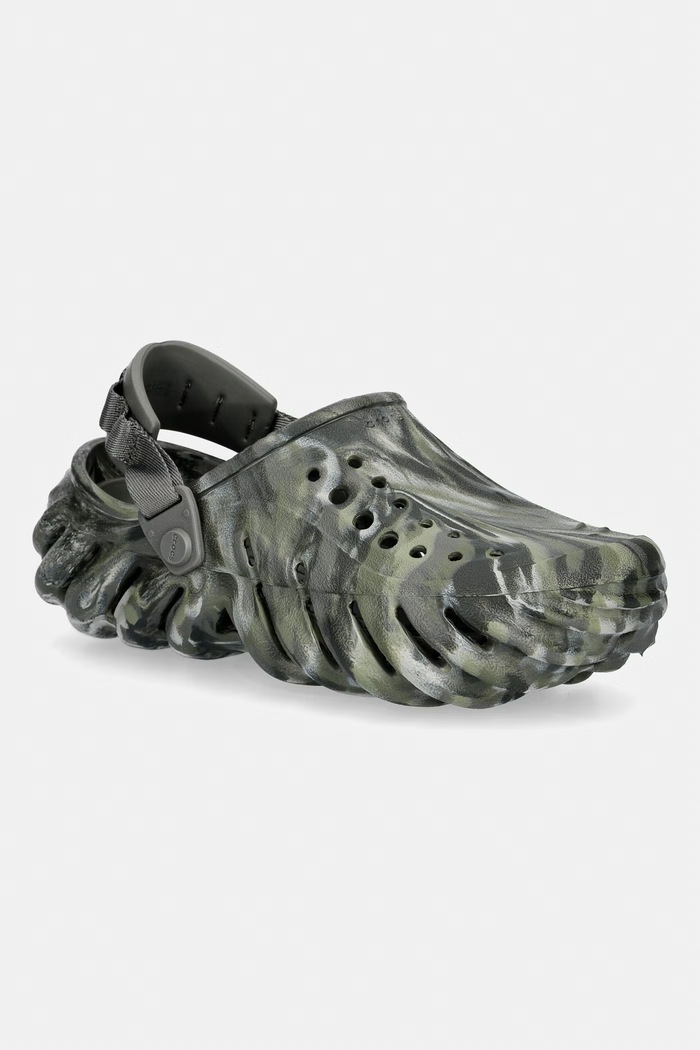 Crocs шльопанці мюлі чоловічі Echo Marbled Clog зелений 208454.3N4
