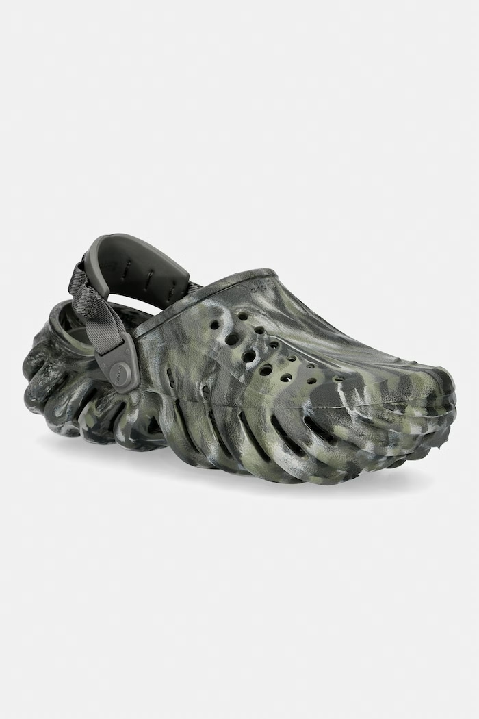 Crocs шльопанці мюлі чоловічі Echo Marbled Clog зелений 208454.3N4