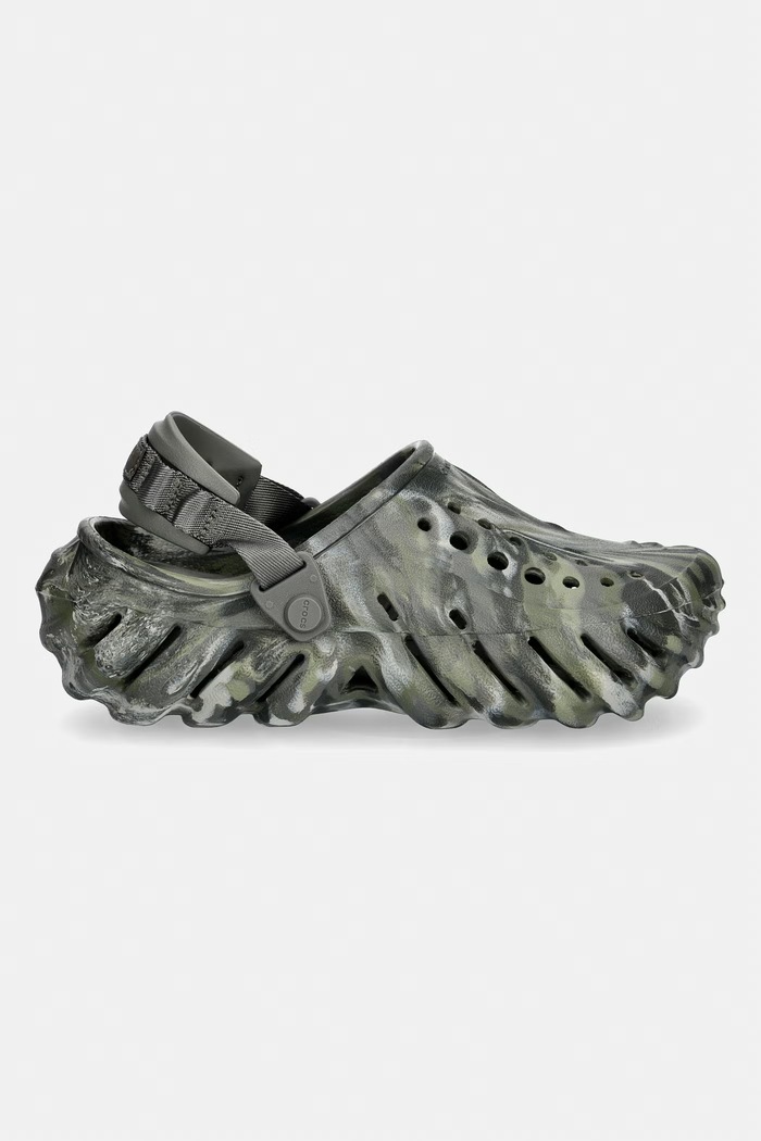 Crocs шльопанці мюлі чоловічі Echo Marbled Clog 208454.3N4 зелений SS26