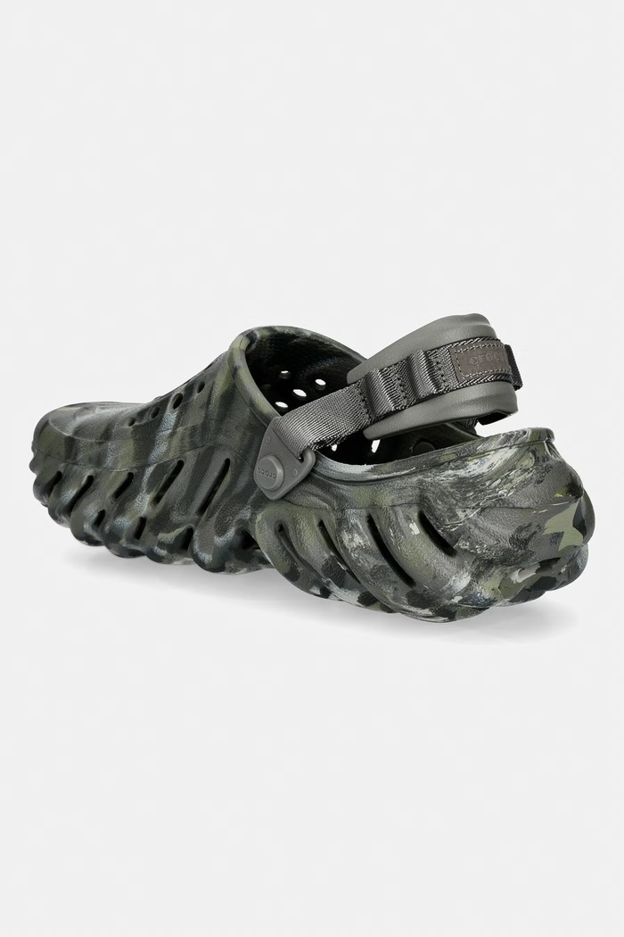 Взуття Crocs шльопанці мюлі чоловічі Echo Marbled Clog 208454.3N4 зелений