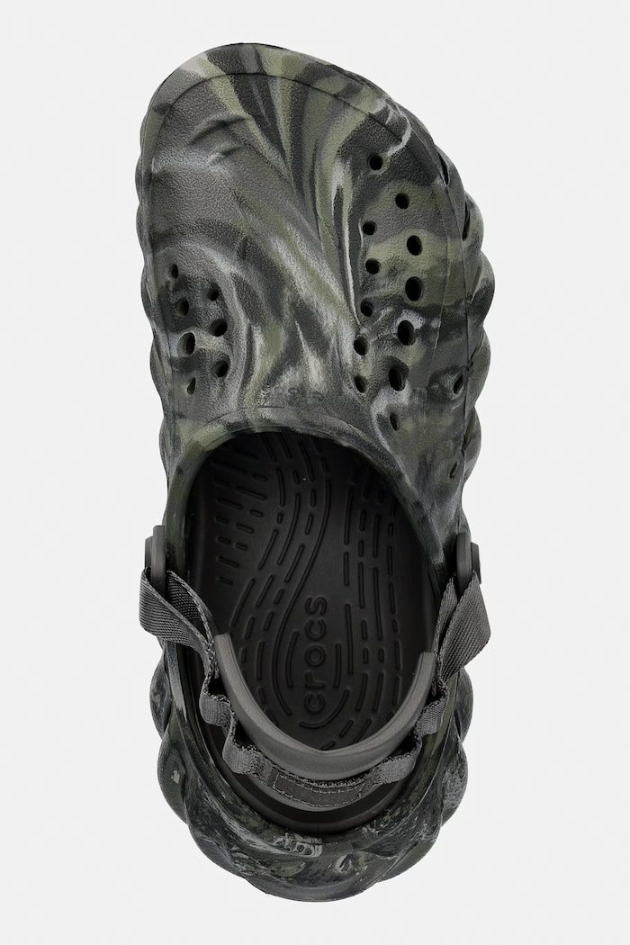 Crocs шльопанці мюлі чоловічі Echo Marbled Clog зелений 208454.3N4