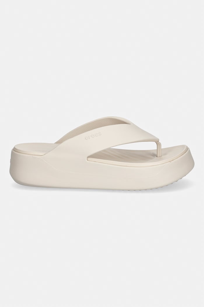 Crocs Getaway Platform Flip japonki damskie 209410.160 beżowy SS26