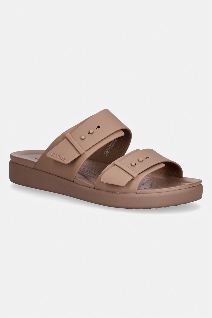 Dámske šľapky Crocs Brooklyn Buckle Low Low hnedá 211215.2Q9