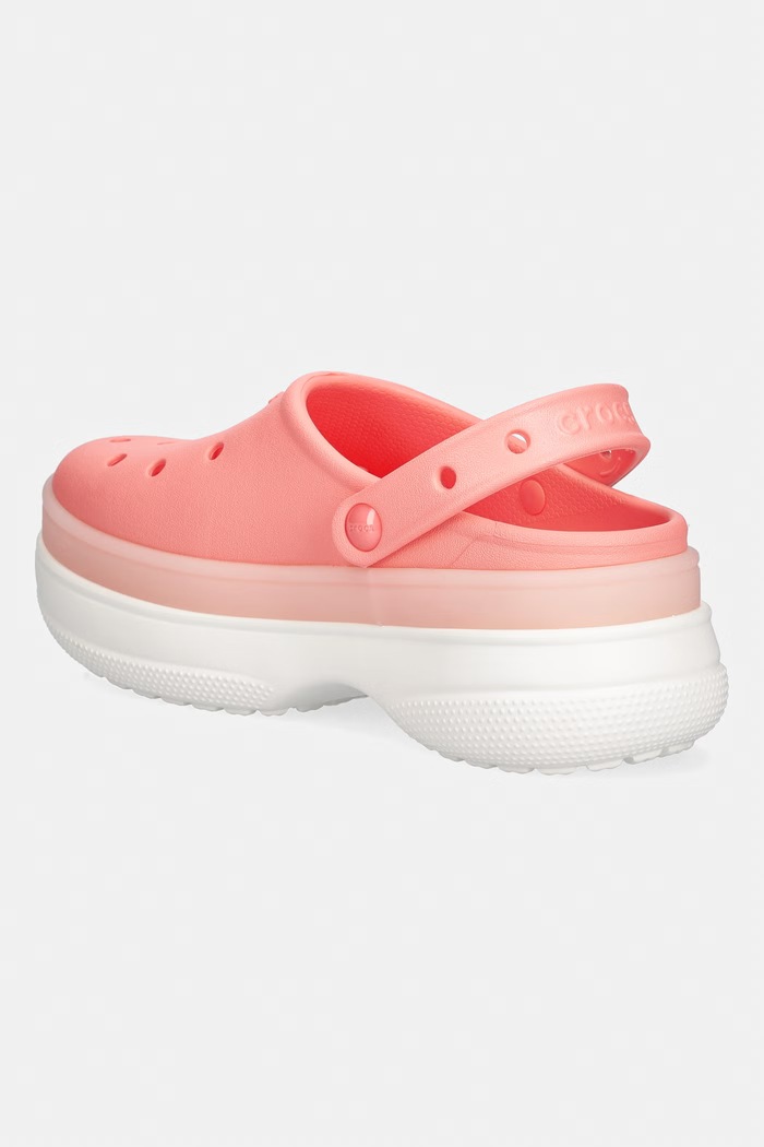 Obuv Šľapky Crocs Classic Frosted Stacked Clog 212567.6UI ružová