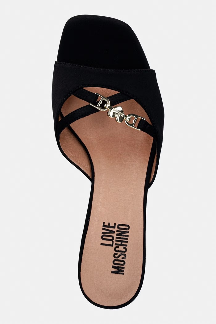 Šľapky Love Moschino čierna JA28105G1OIM0000