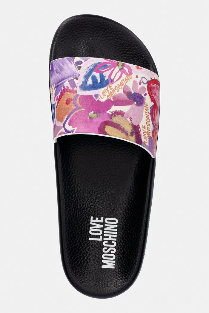 Šľapky Love Moschino čierna JA28162G1OI1065A