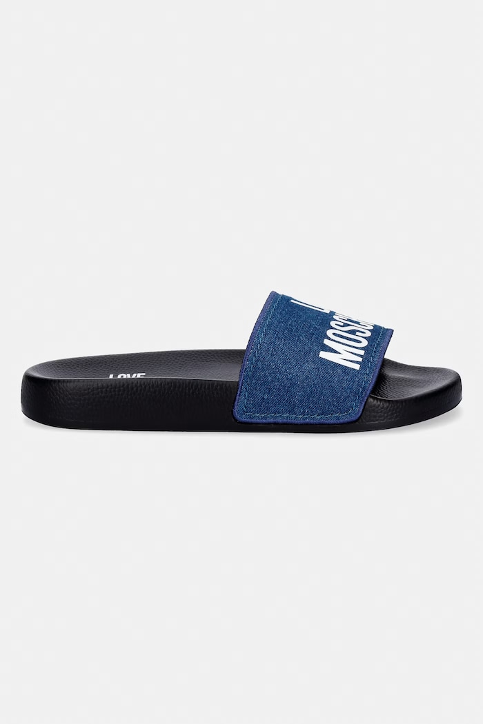 Love Moschino papuci JA28192G1OI19700 albastru SS26