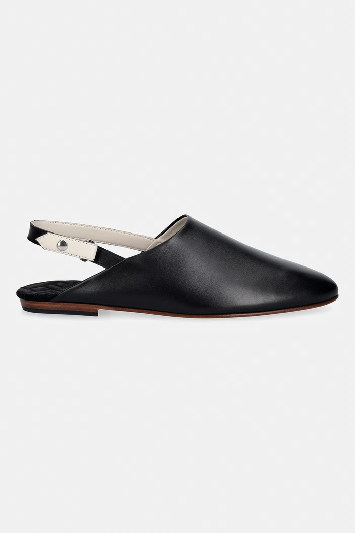 Kenzo Mule μπαλαρίνες δερμάτινες FF62MU190L50 μαύρο SS26