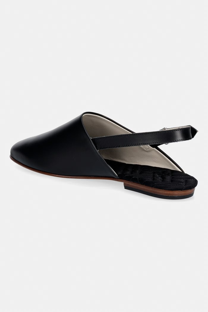 Παπούτσια Kenzo Mule μπαλαρίνες δερμάτινες FF62MU190L50 μαύρο