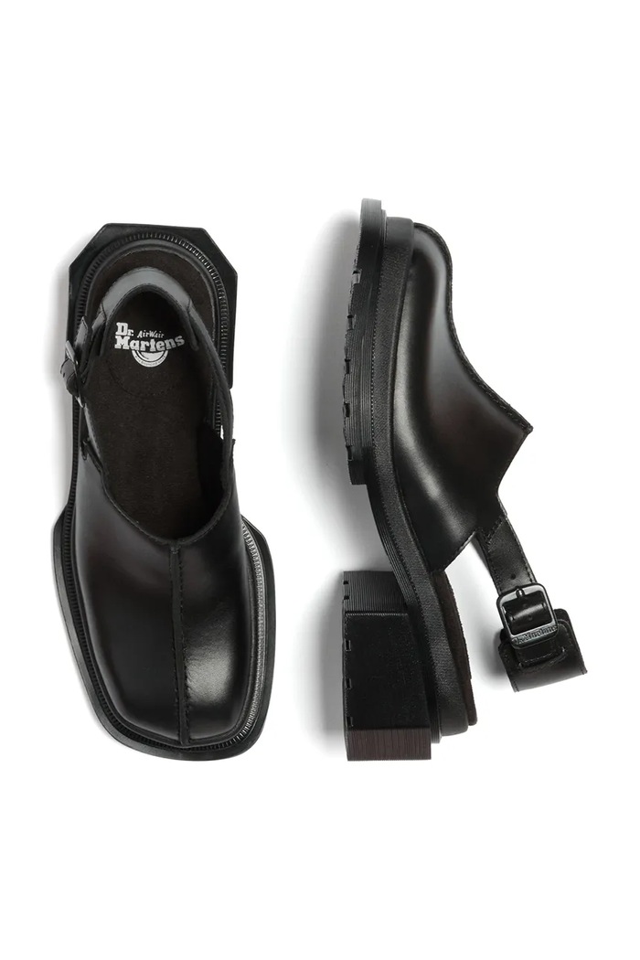 Dr. Martens klapki mules damskie skórzane Maybole Mule DM42155001